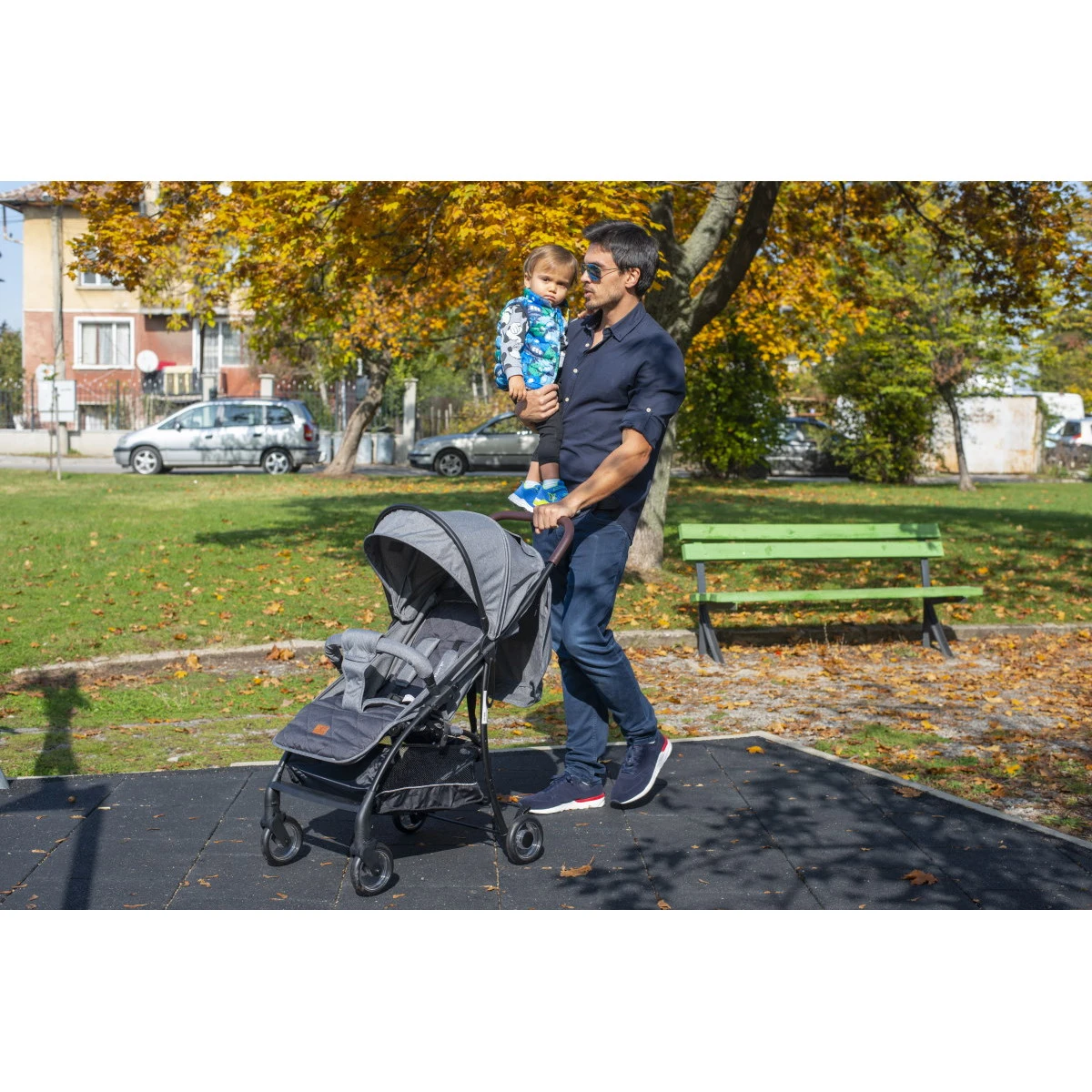 Cangaroo London Pink Wandelwagen 5727 - Afbeelding 14