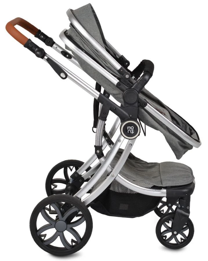 Cangaroo Polly Grey 3-in-1 Combi Kinderwagen Incl. Autostoel - Afbeelding 10