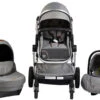 Cangaroo Polly Grey 3-in-1 Combi Kinderwagen Incl. Autostoel