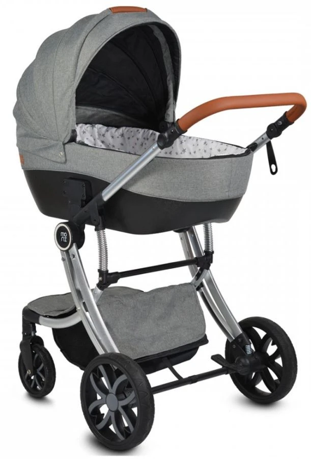 Cangaroo Polly Grey 3-in-1 Combi Kinderwagen Incl. Autostoel - Afbeelding 6