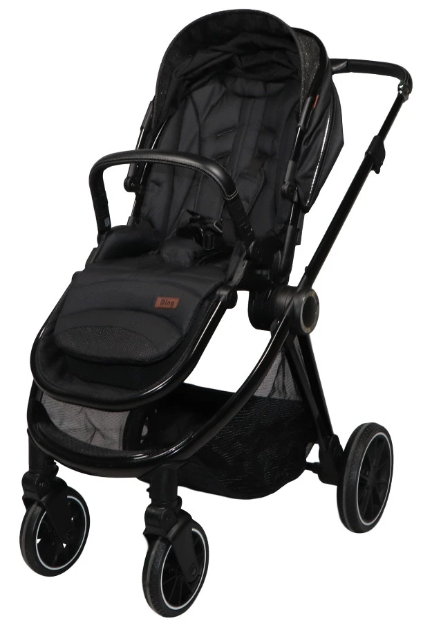 Ding Fenix Black/Black Kinderwagen DI-191701 - Afbeelding 8