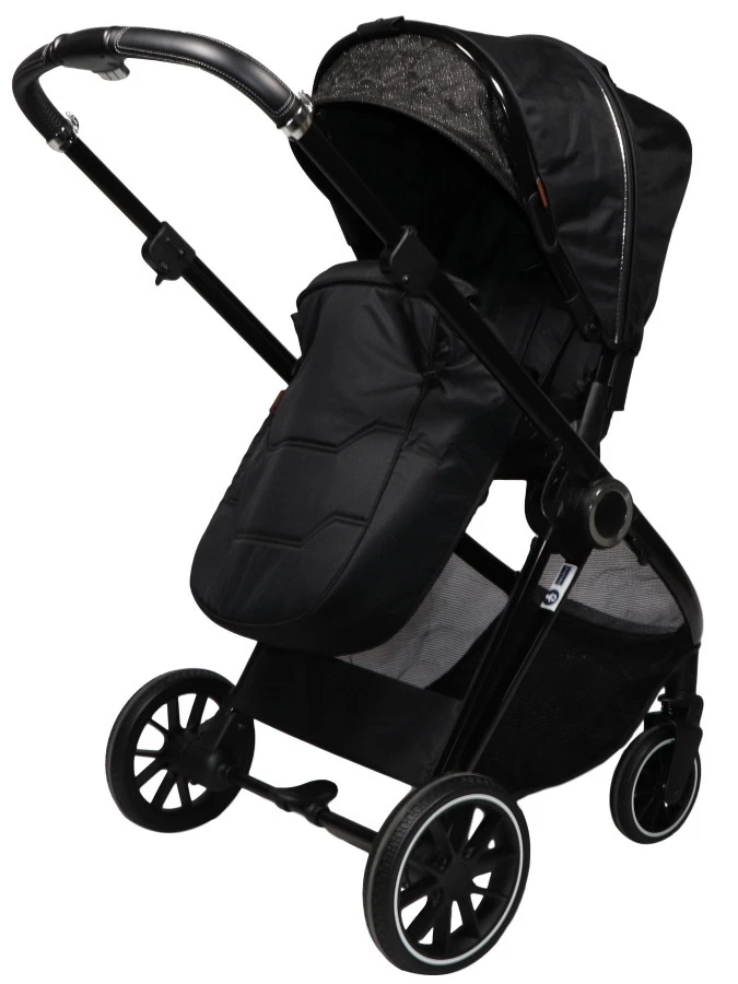 Ding Fenix Black/Black Kinderwagen DI-191701 - Afbeelding 7