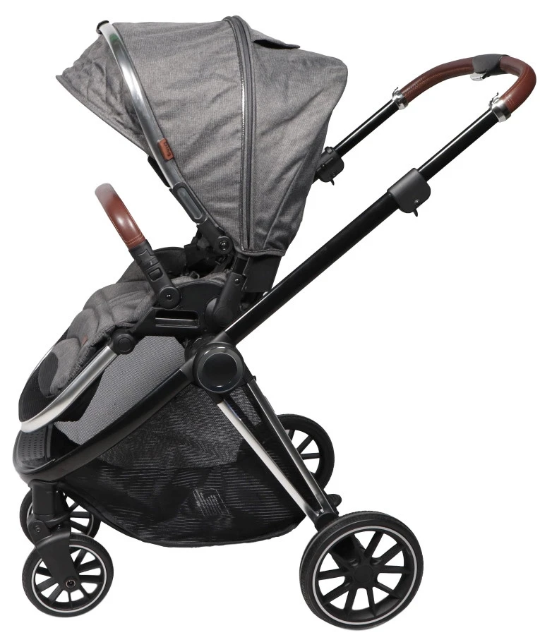 Ding Fenix Grey/Silver Kinderwagen DI-191703 - Afbeelding 9