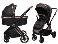 Ding Fenix Black/Rose Kinderwagen DI-191702