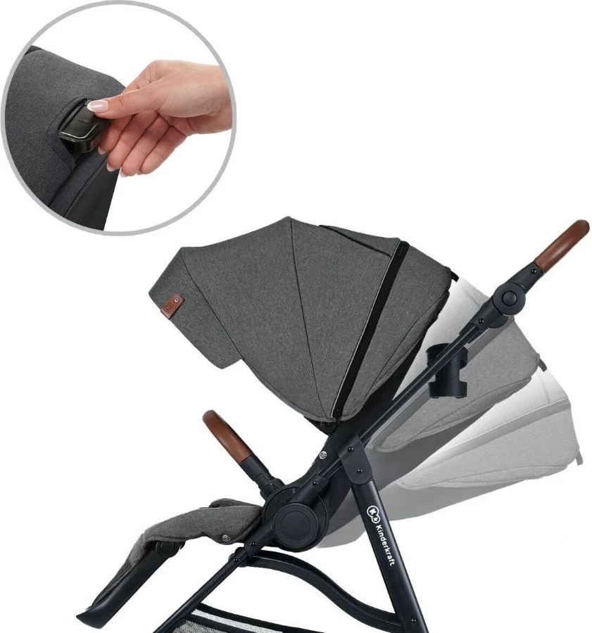 Kinderkraft All Road Ash Grey Wandelwagen KKWALROAGR0000 - Afbeelding 8