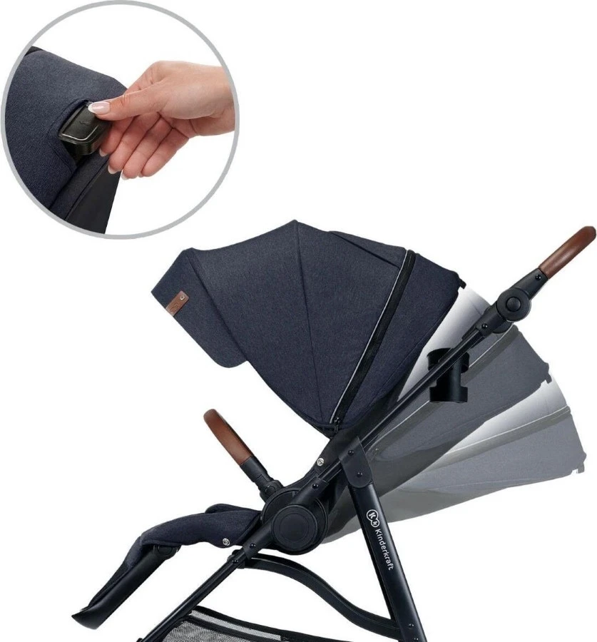 Kinderkraft All Road Imperial Blue Wandelwagen KKWALRONAV0000 - Afbeelding 7