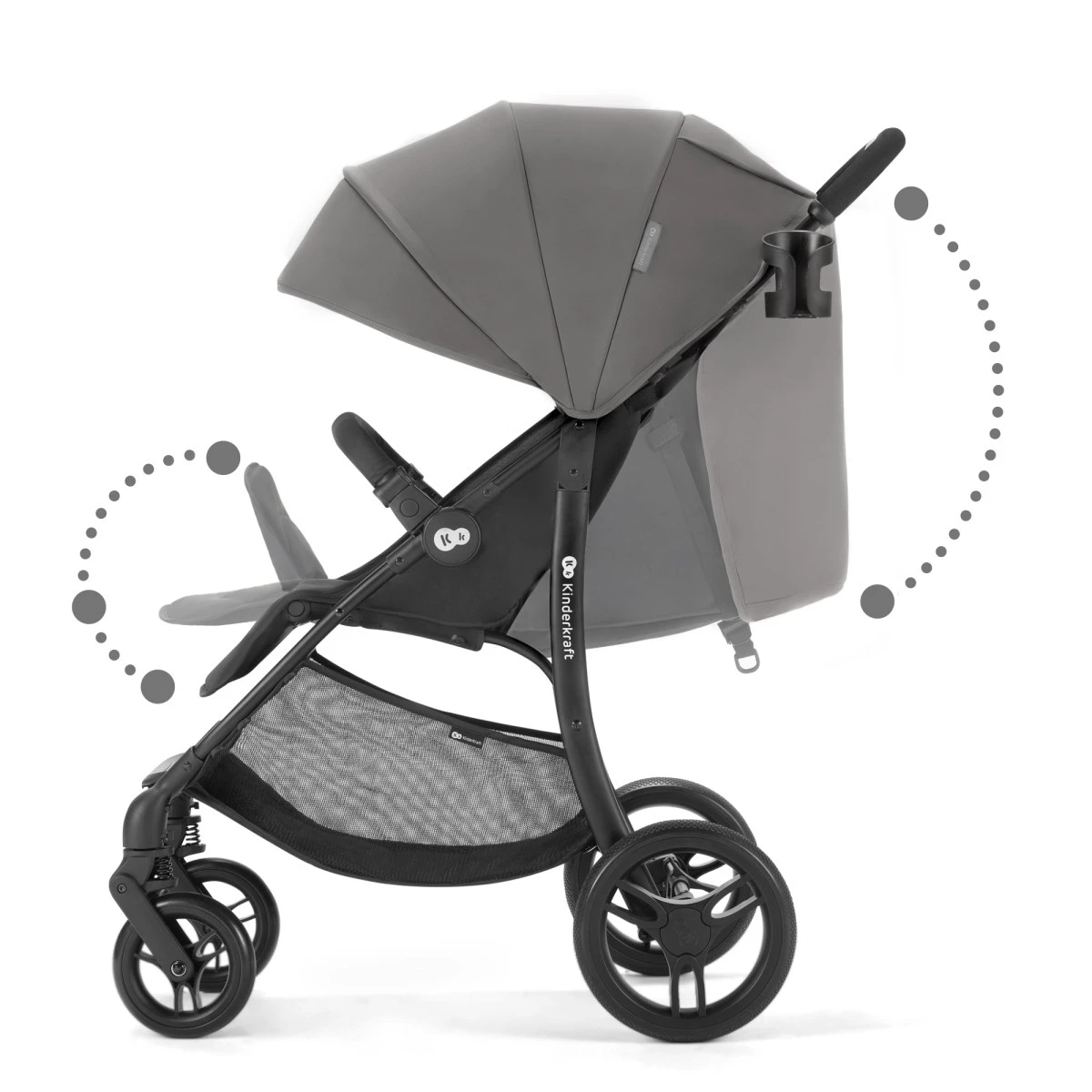 Kinderkraft Askoy Onyx Black Wandelwagen KSASKO00BLK0000 - Afbeelding 6