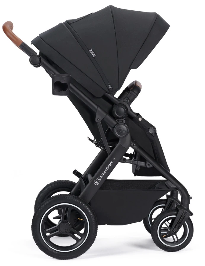 Kinderkraft B-Tour Deep Black 3-in-1 Combi Kinderwagen Incl. Autostoel KSBTOU00BLK3000 - Afbeelding 5