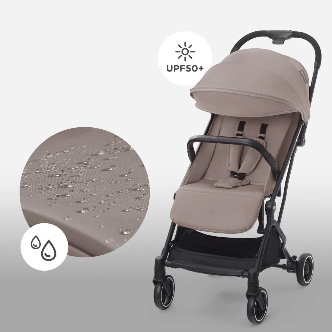 Kinderkraft Indy 2 Calm Beige Wandelwagen KSINDY00BEG0000 - Afbeelding 11