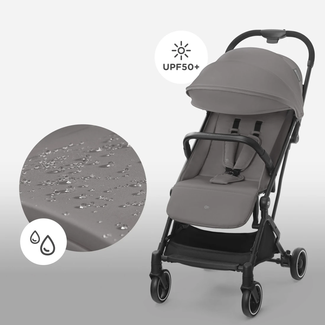 Kinderkraft Indy 2 Cozy Grey Wandelwagen KSINDY00GRY0000 - Afbeelding 11
