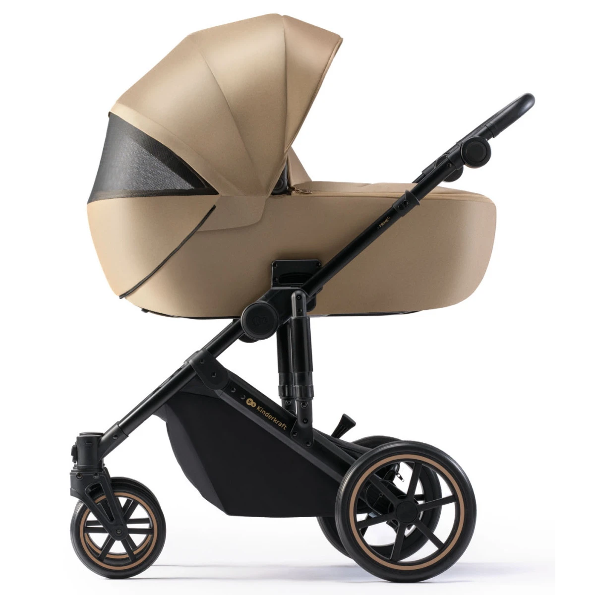 Kinderkraft Prime 2 Sandrose Beige 3-in-1 Kinderwagen Incl. Autostoel KSPRIM02BEG3000 - Afbeelding 2