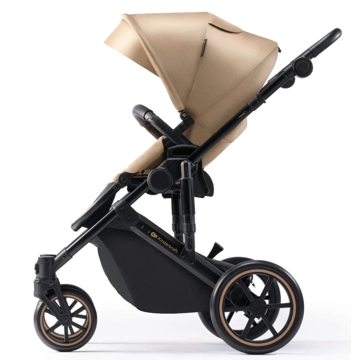 Kinderkraft Prime 2 Sandrose Beige 3-in-1 Kinderwagen Incl. Autostoel KSPRIM02BEG3000 - Afbeelding 3