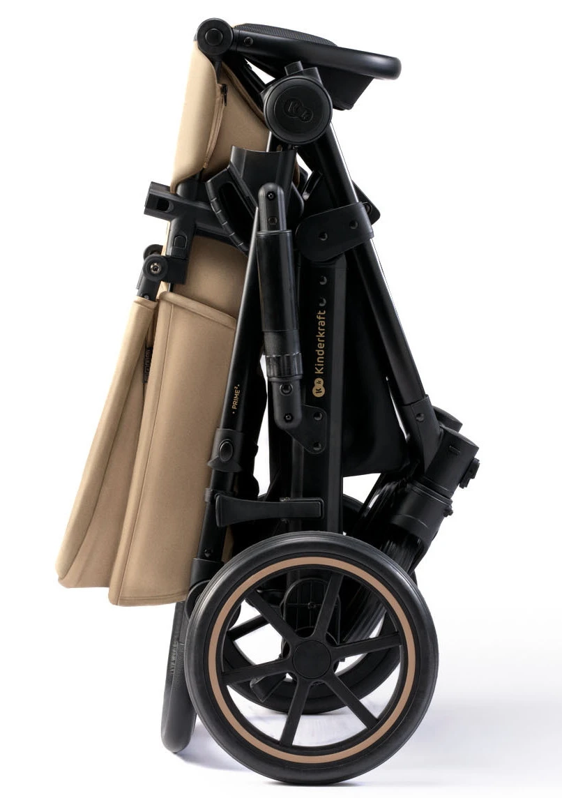 Kinderkraft Prime 2 Sandrose Beige 3-in-1 Kinderwagen Incl. Autostoel KSPRIM02BEG3000 - Afbeelding 6