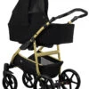 Kunert Mata Gold Black 2-in-1 Combi Kinderwagen MATA-10-GOLD