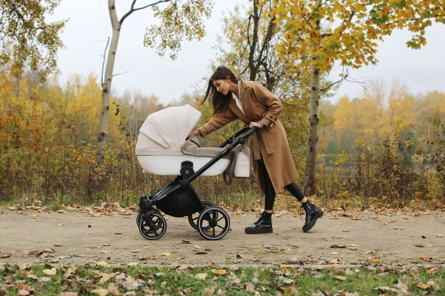 Kunert Talisman Black Flowers 2-in-1 Kinderwagen TA-01-BLACK - Afbeelding 16