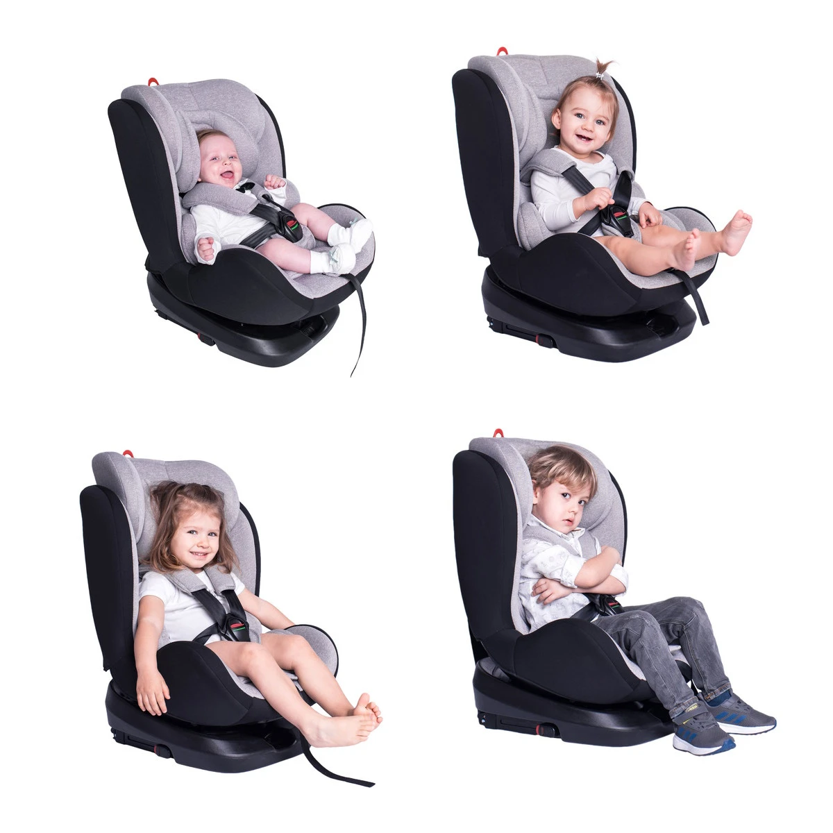 Lorelli Nebula Grey Leather 0-36kg Isofix 360° Autostoel 1007138-2353 - Afbeelding 9