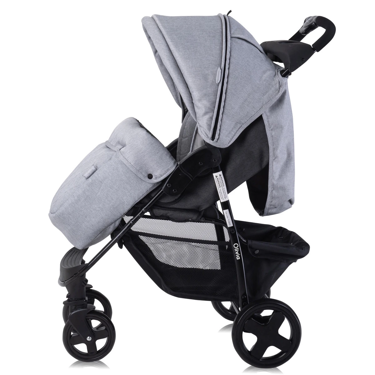 Lorelli Olivia Cool Grey Wandelwagen 1002187-2386 - Afbeelding 3