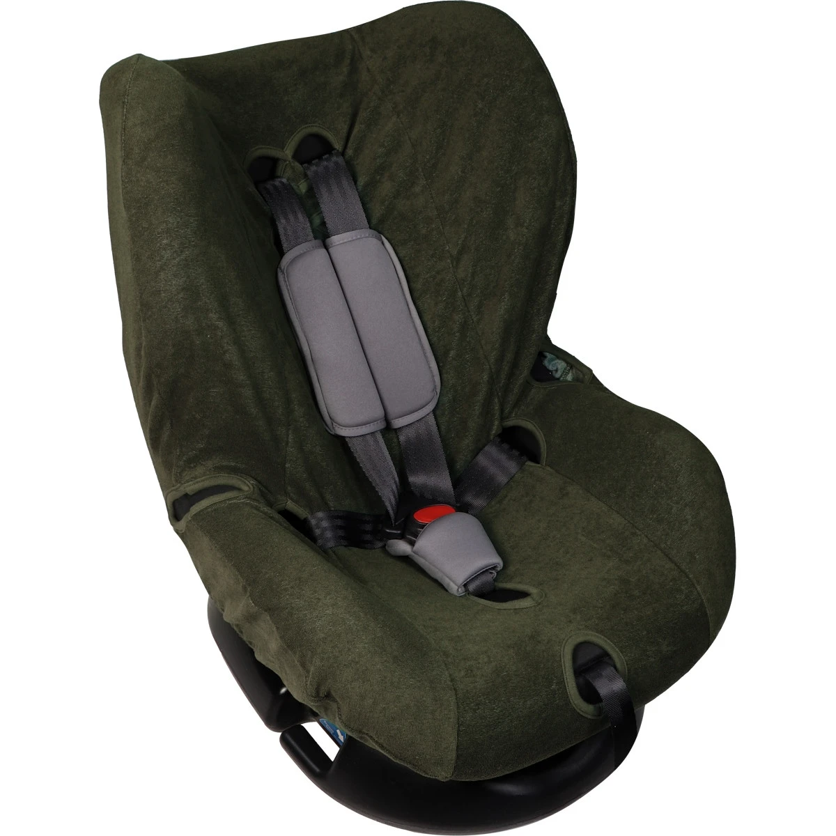 MamaLoes Badstof Groen Groep 1+ Autostoelhoes ML010702 - Afbeelding 2