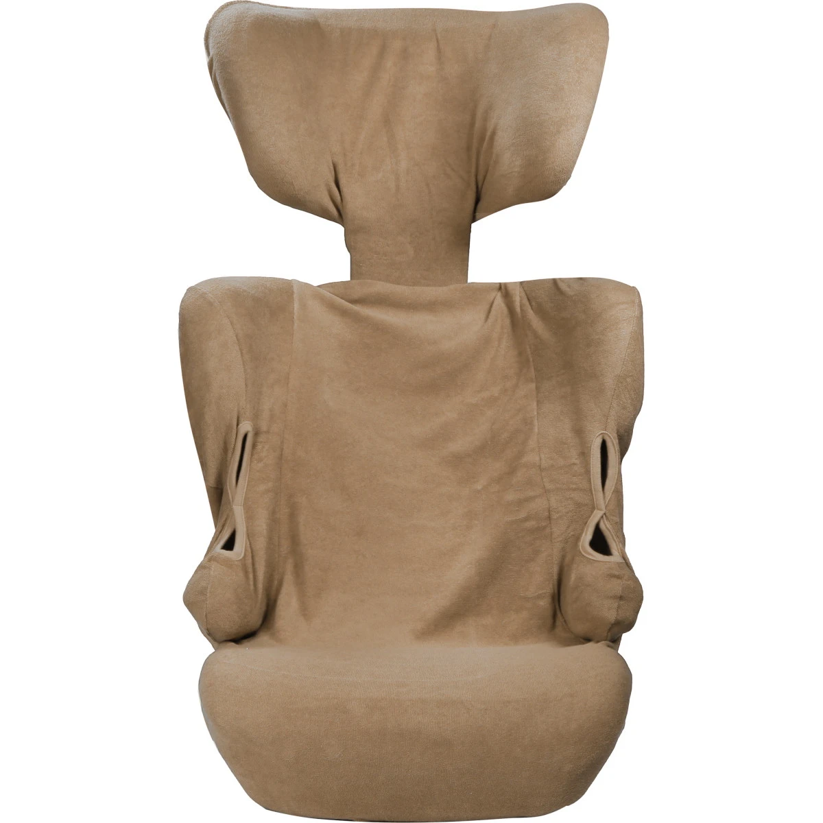 MamaLoes Badstof Nougat Groep 2/3 Autostoelhoes ML010801