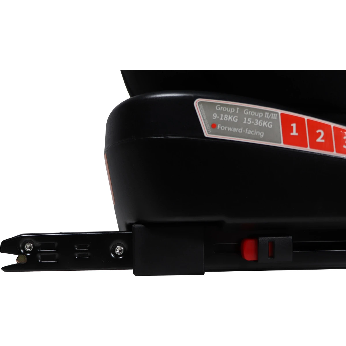 MamaLoes Max Grijs/Zwart 360° Isofix Autostoel 0-36kg ML050214 - Afbeelding 7