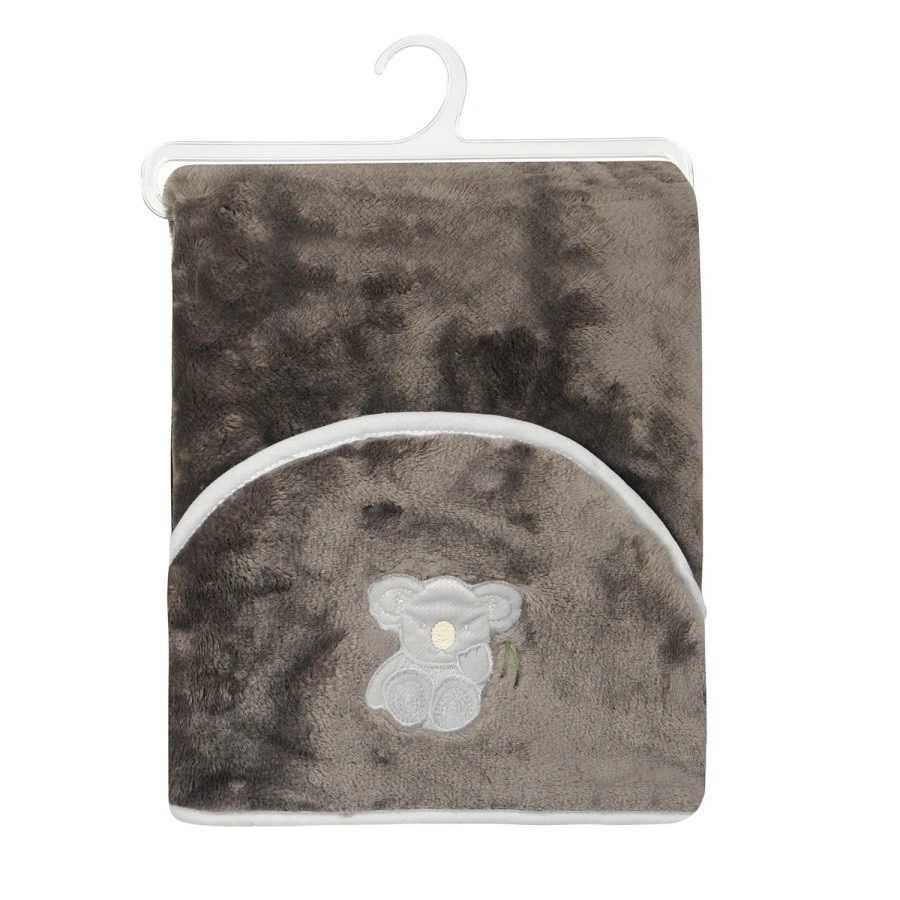 Babymatex Koala Grijs 95x95 Cm Microvezel Wikkeldeken Voor Autostoel TB0149_45 - Afbeelding 3