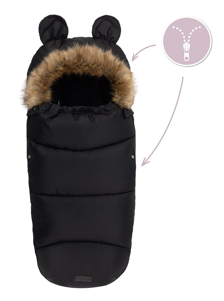 Momi Black Universele Voetenzak AKCE00032 - Afbeelding 3