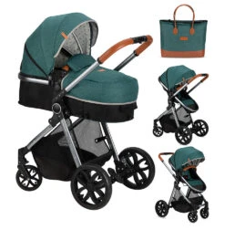 Momi Limuru Green 2-in-1 Combi Kinderwagen WOSP00028