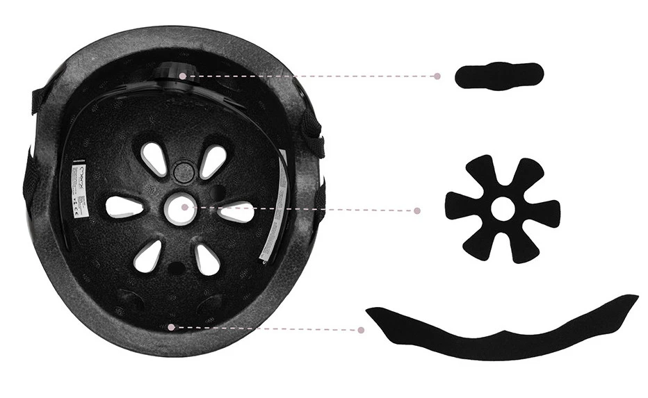 Momi Mimi Matte Grey 47-58 Cm Kinderhelm ROBI00049 - Afbeelding 4