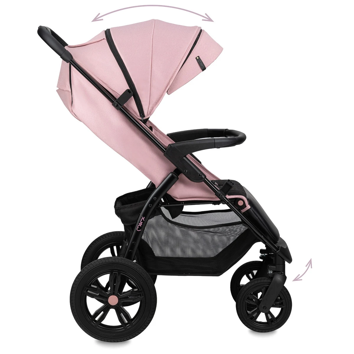 Momi Miya Pink Wandelwagen WOSP00031 - Afbeelding 7