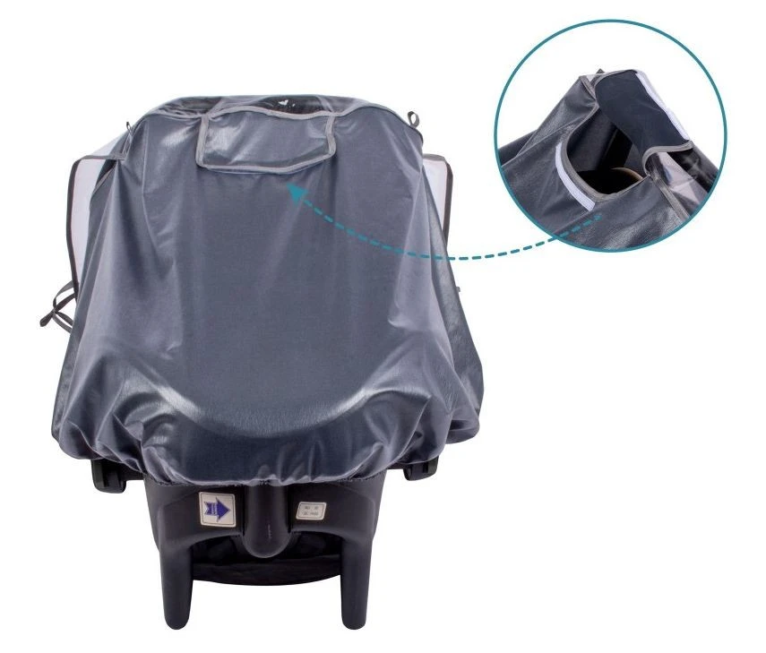 Sevibaby Groep 0 Luxe Universele Autostoel Regenhoes 323 - Afbeelding 4