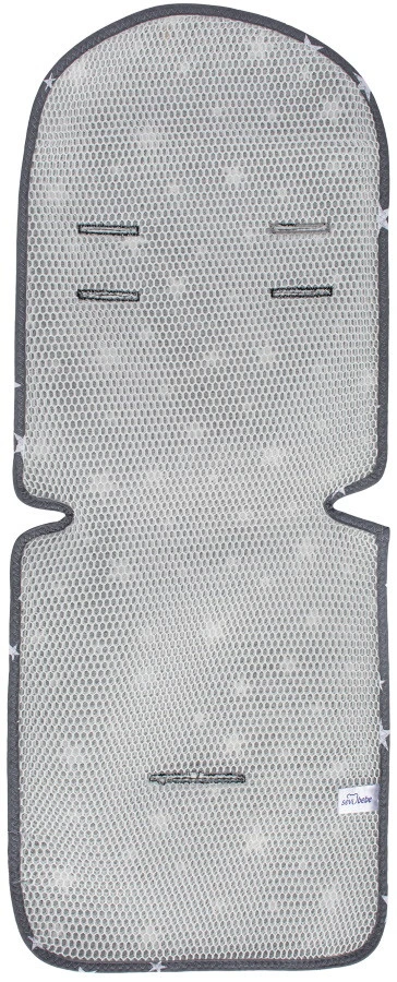 Sevibaby Star Grijs Wandelwagen/Buggy Inlegkussen 43-13 - Afbeelding 2