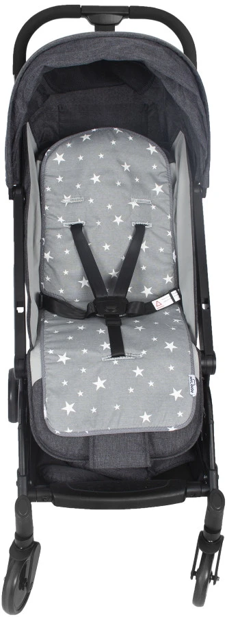 Sevibaby Star Grijs Wandelwagen/Buggy Inlegkussen 43-13 - Afbeelding 3