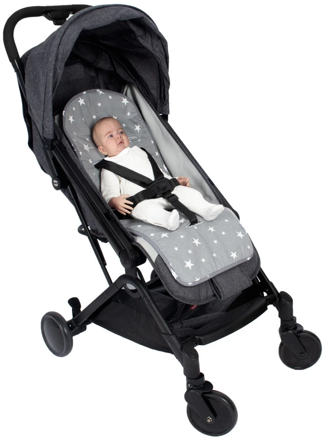 Sevibaby Star Grijs Wandelwagen/Buggy Inlegkussen 43-13 - Afbeelding 4