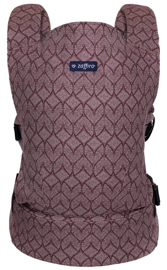 Zaffiro City Geo Burgund Ergonomische Draagzak 8258