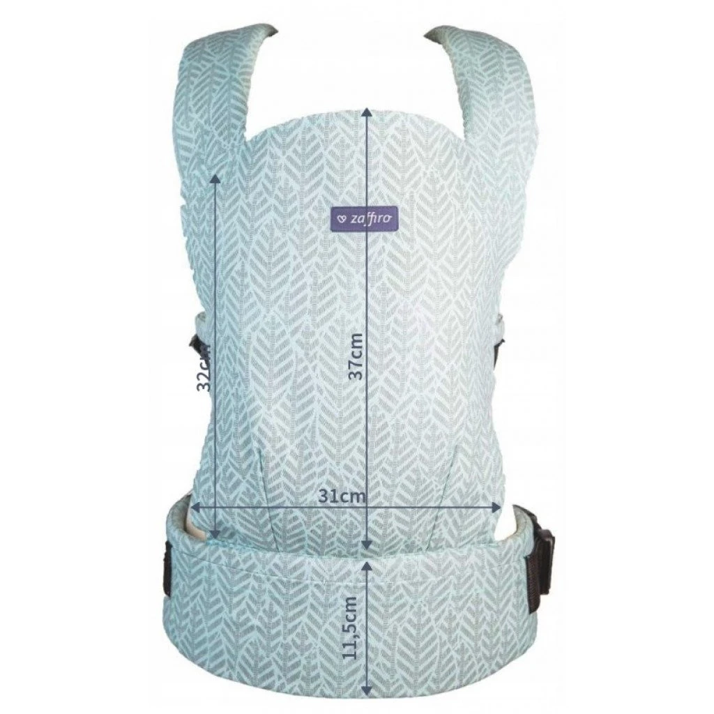 Zaffiro City Geo Blue Steel Ergonomische Draagzak 8241 - Afbeelding 5