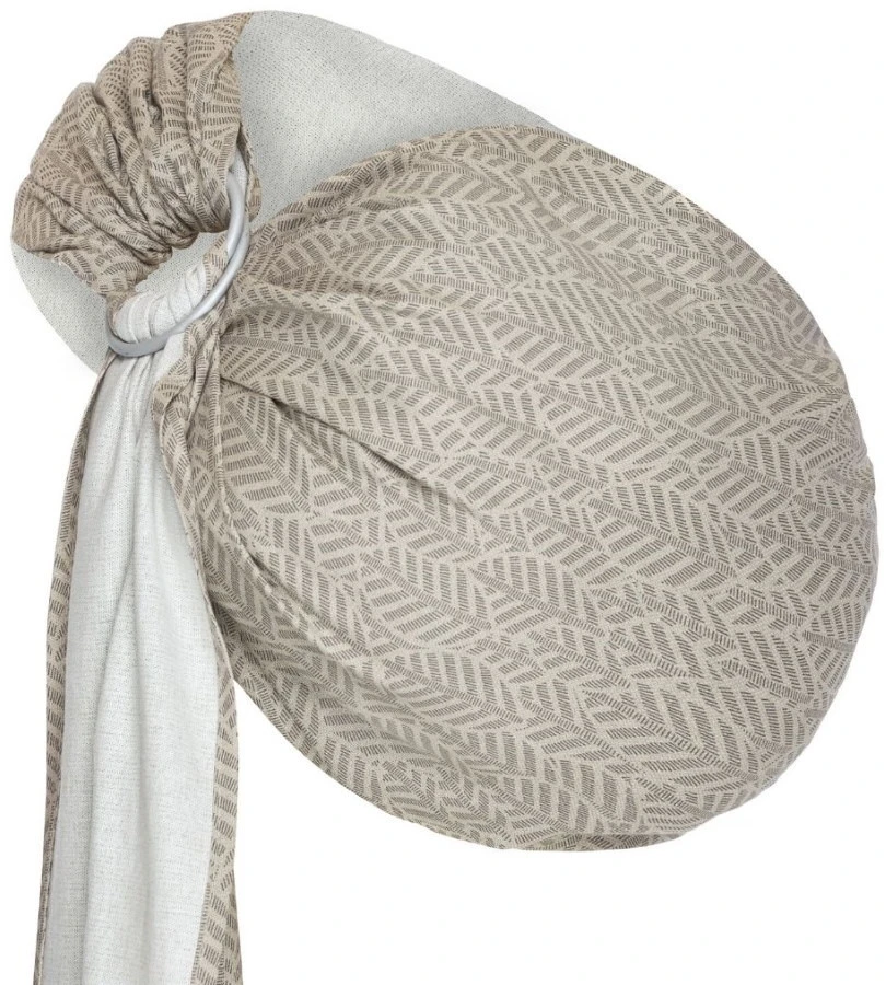 Zaffiro Hug Me Beige Leaves Draagdoek N16 7855