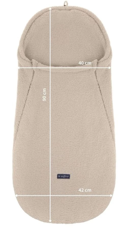 Zaffiro MINI Lama Blush Autostoel Voetenzak - Afbeelding 3